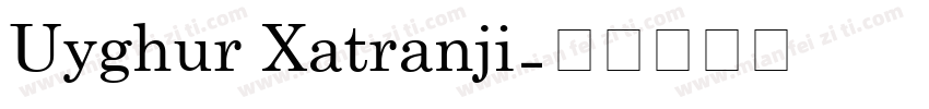 Uyghur Xatranji字体转换